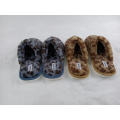 Leopard Faux Fur Slippers Warm Fuzzy Indoor